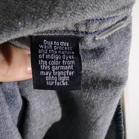 J. CREW Blue Denim Shirtdress - Picture 5 of 5